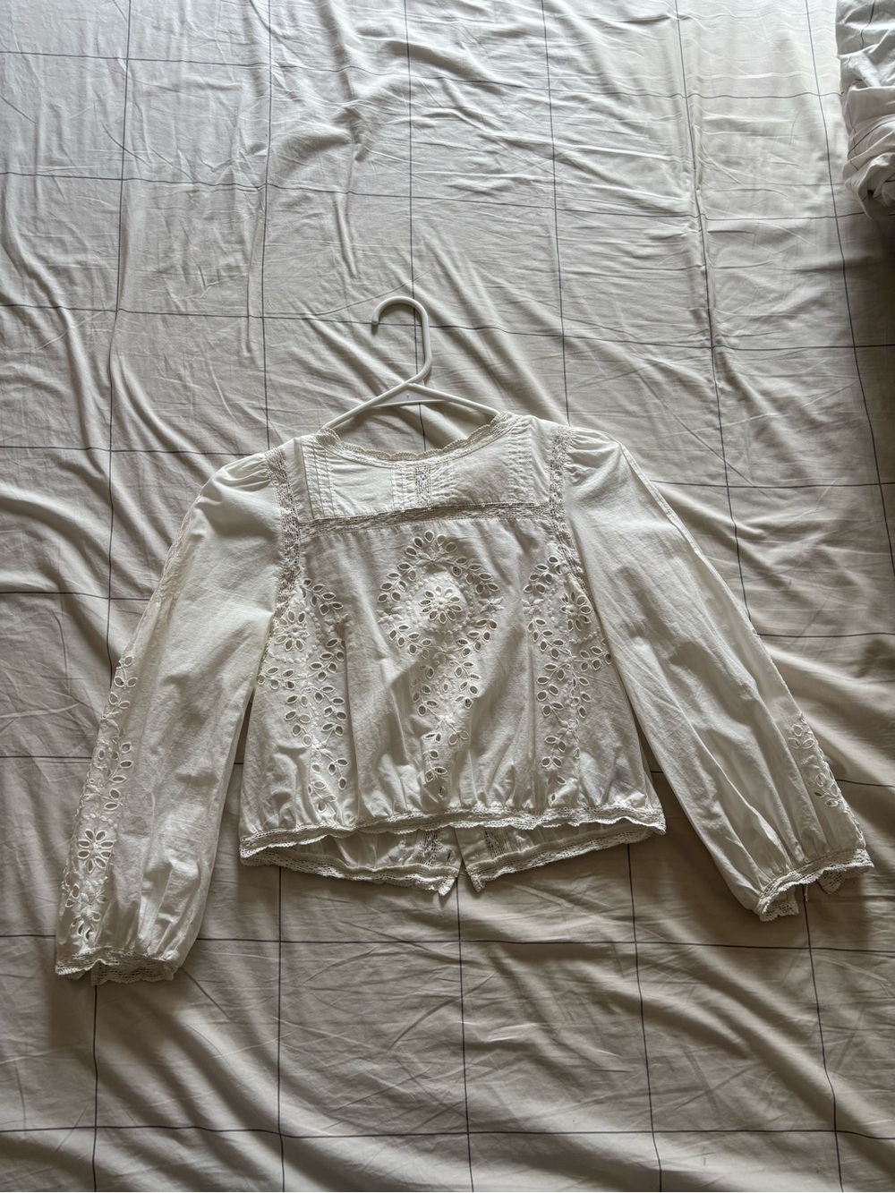 Sezane Enea Blouse Ecru 34 - Picture 4 of 12